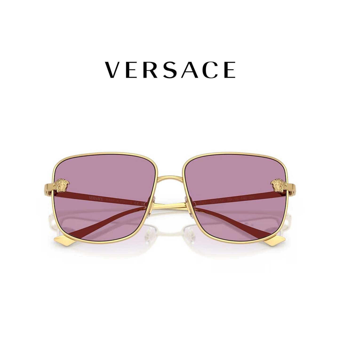 VE2282 GOLD/DARK VIOLET MIRROR SILVER INT