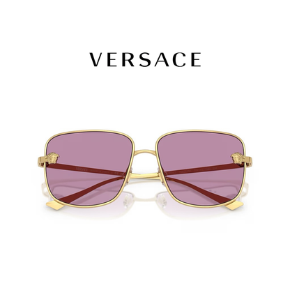 VE2282 GOLD/DARK VIOLET MIRROR SILVER INT