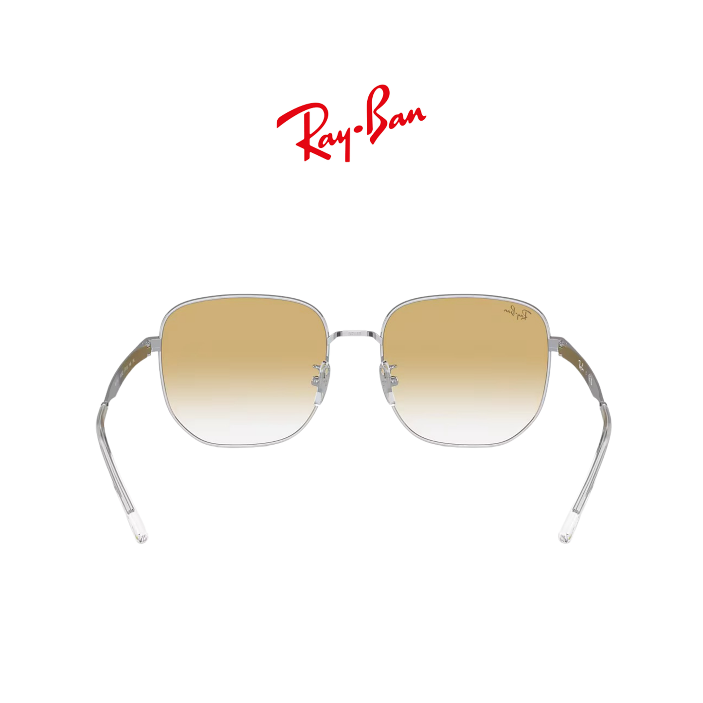 RB3713D SILVER/CLEAR GRADIENT YELLOW