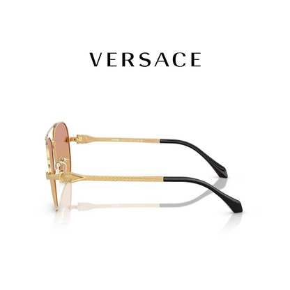 VE2283 GOLD CLEAR FIFTY ORANGE/DARK PINK
