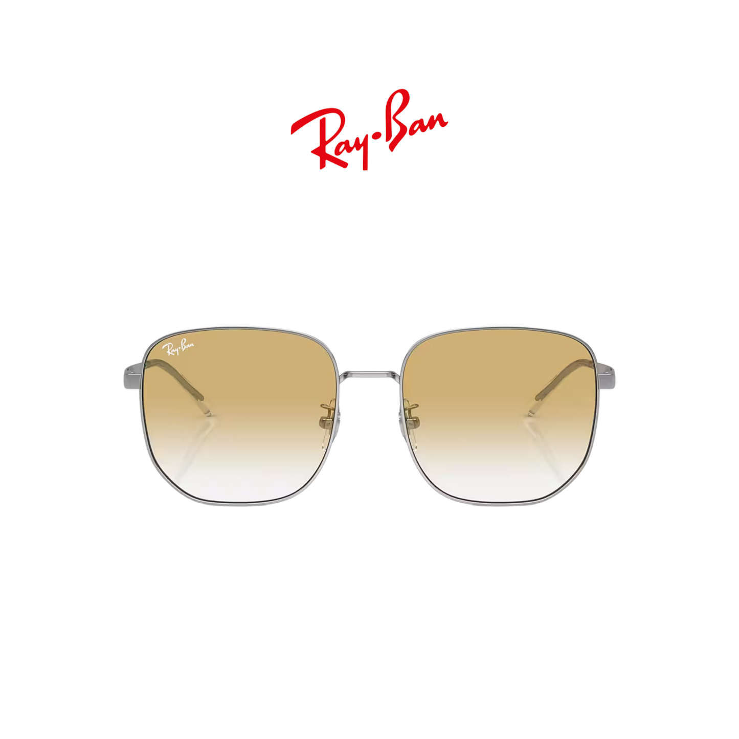 RB3713D SILVER/CLEAR GRADIENT YELLOW