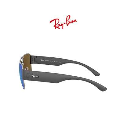 RB3756CH GUNMETAL/ POLAR GREY MIRROR BLUE