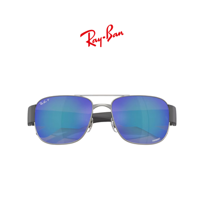 RB3756CH GUNMETAL/ POLAR GREY MIRROR BLUE