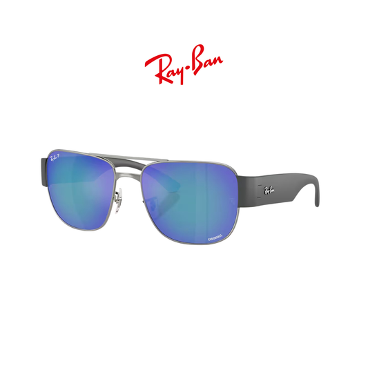 RB3756CH GUNMETAL/ POLAR GREY MIRROR BLUE