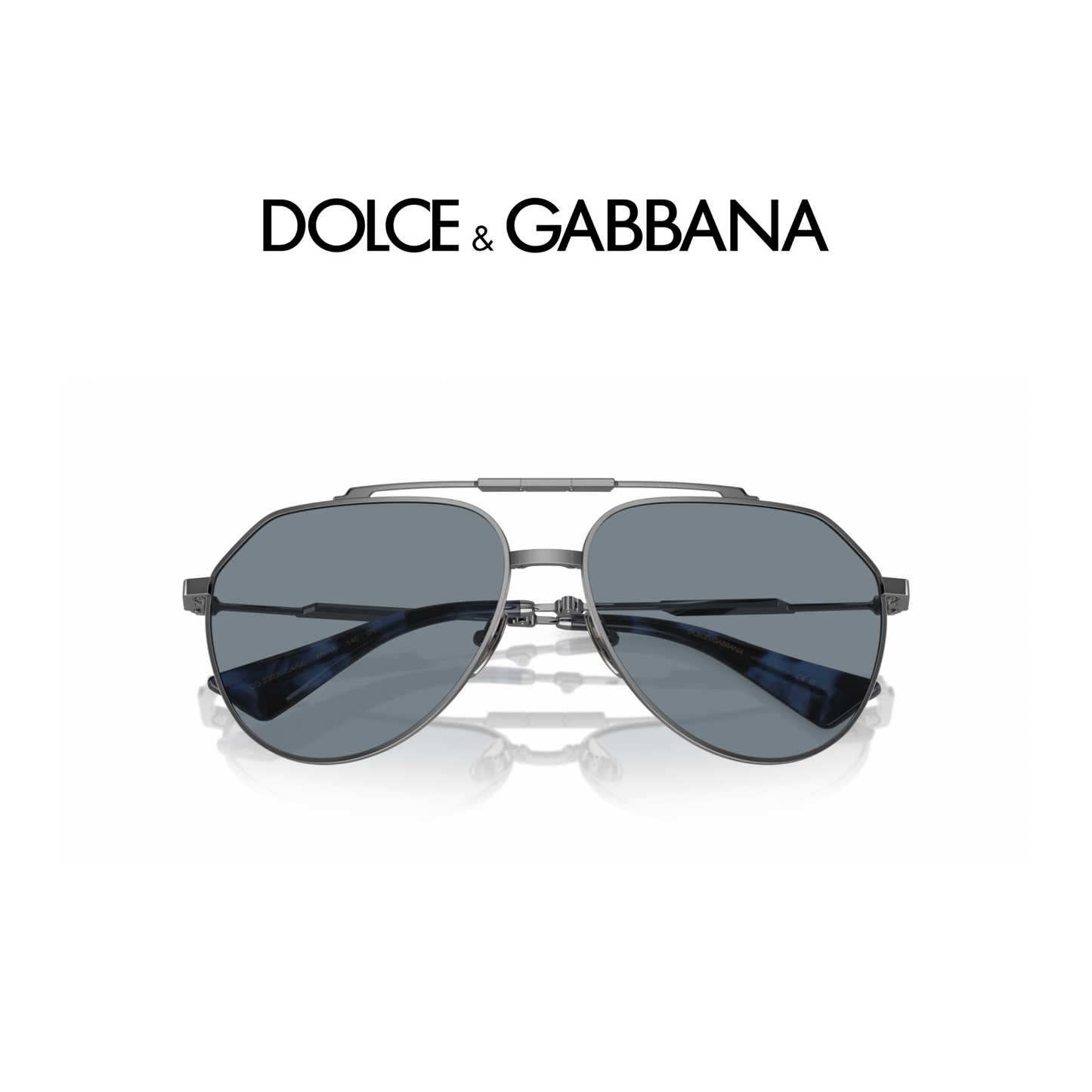 DG2302 GUNMETAL/LIGHT BLUE